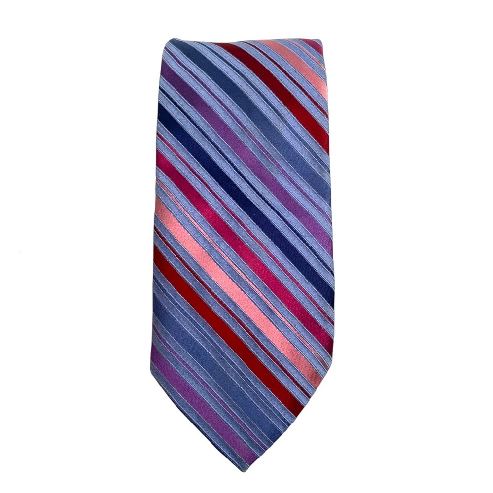 City of London Mens Necktie‎ Striped Silk Colorful Accents Business Casual A20Q